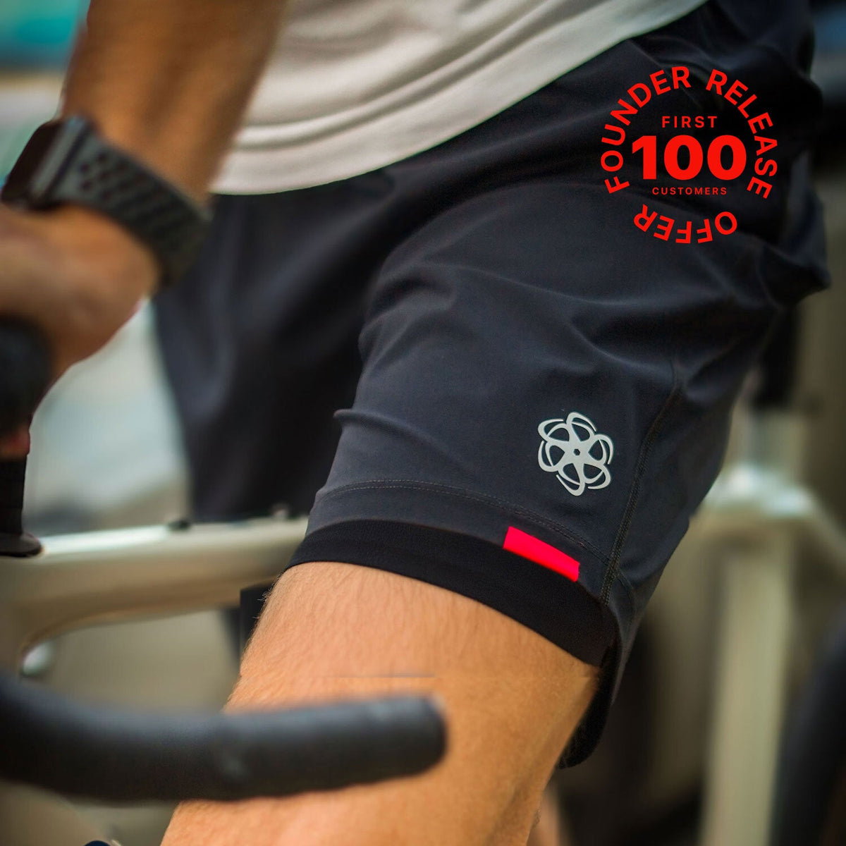 premium commuter cycling shorts with integrated inner layer